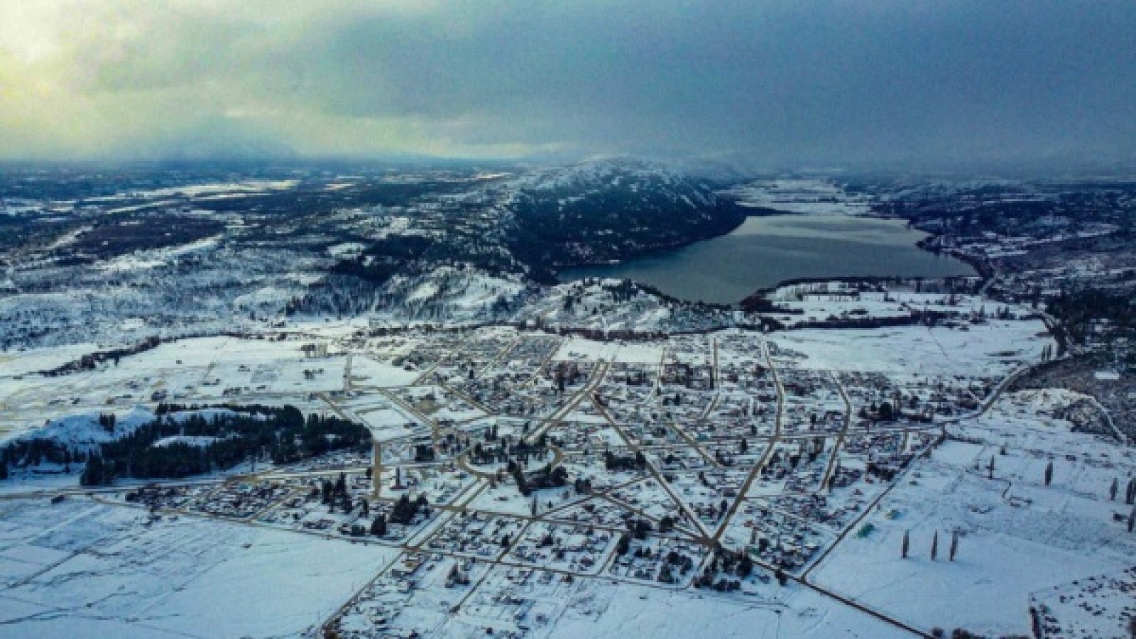 La nieve afecta a gran parte de la Patagonia